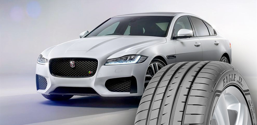 Jaguar FX на шинах Goodyear Eagl F1 Asymmetric 3
