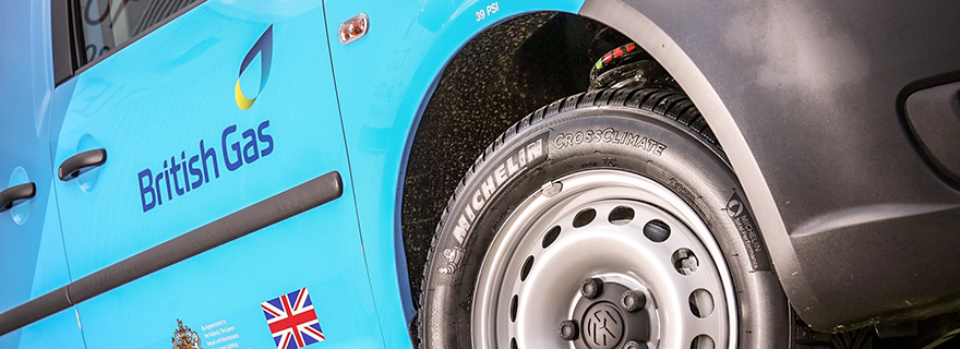 Michelin CrossClimate на одном из автомобилей компании British Gas