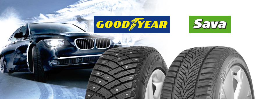 Зимние шины Goodyear и Sava в шинных центра Vianor Алмата и Астана